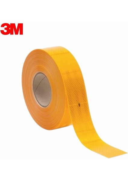 3m Reflektif Şerit 55 mm Sarı (Sert Yuzey) (1 mt Fiyatıdır)