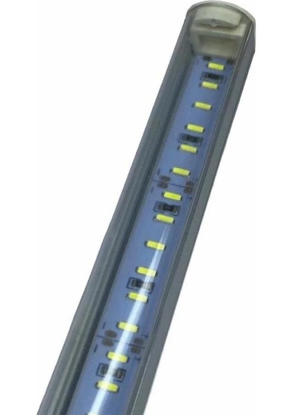 24V SEYYAR LAMBA 36 LEDLİ BEYAZ MIKNATISLI ANAHTARLI (ÇAKMAK FİŞLİ) (3 MT) (35 CM)