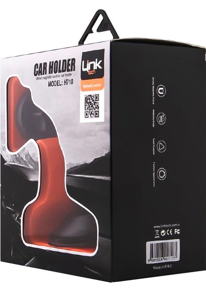 Linktech H710 Araç Içi Telefon Tutucu Mıknatıslı Vantuzlu - Siyah fiyatları
