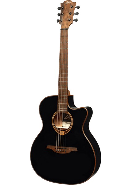 T118ACE-BLK Tramontane Auditorium Cut Black Elektro Akustik Gitar