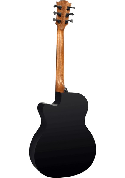 T118ACE-BLK Tramontane Auditorium Cut Black Elektro Akustik Gitar