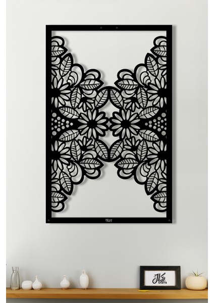 Decorative Embroidery Metal Duvar Tablosu 44X69CM