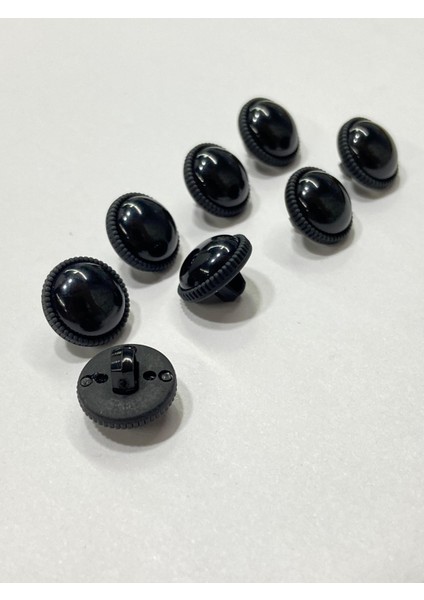 Bombeli Bluz Düğmesi / Siyah / 1,2 cm / M007 fiyatları