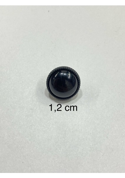 Bombeli Bluz Düğmesi / Siyah / 1,2 cm / M007 modelleri