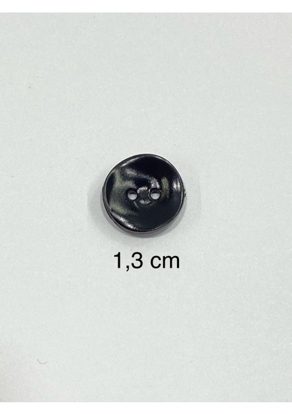 Bluz Düğmesi Takımı 10 Lu Set/ Siyah Eğri Dalgalı Düğme 1,3 Cm/ M006 modelleri