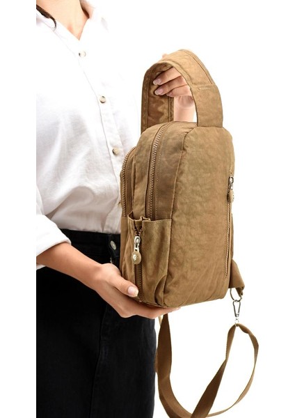 Body Bag Göğüs Çantası Klinkır Kumaş Çok Cepli Bady Bag Sırt Çantası Hafif Yağmur Geçirmez Kumaş modelleri