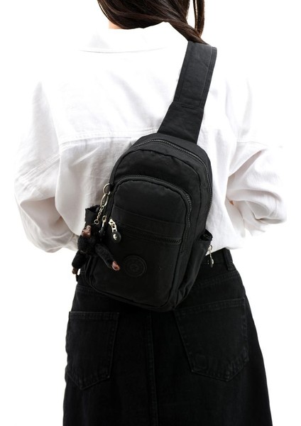Body Bag Göğüs Çantası Klinkır Kumaş Çok Cepli Bady Bag Sırt Çantası Hafif Yağmur Geçirmez Kumaş modelleri