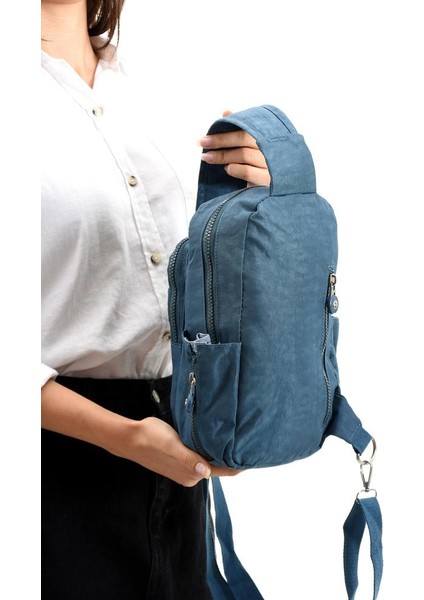 Body Bag Göğüs Çantası Klinkır Kumaş Çok Cepli Bady Bag Sırt Çantası Hafif Yağmur Geçirmez Kumaş fiyatları