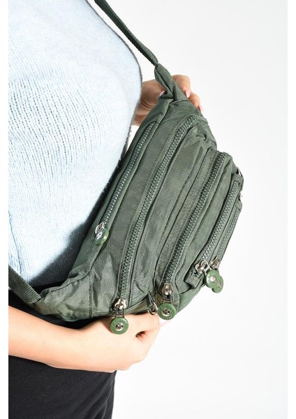 Bel Çantası Free Bag Klinkır Kumaş Hafif Yağmur Geçirmez Kumaş Çok Cepli