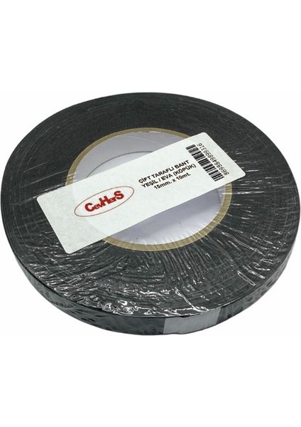 ÇİFT TARAFLI BANT 15 MM X 10 MT (YEŞİL-SİYAH)