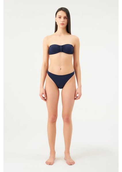 822 Lacivert 2 cm Ince Kenar Bikini Altı