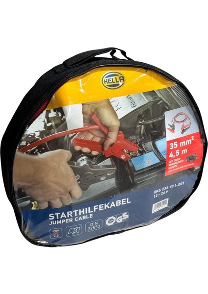 Akü Takviye Kablosu (1000 Ah) 35 Mm Takım (4.5 Mt)