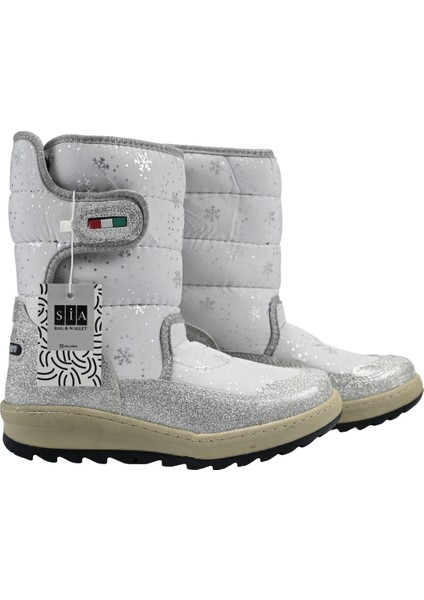 Boot's Simli Çırtlı & Ortapedik & Anatomik Sağlam Kaymaz Tabanlı Uzun Konçlu Içi Kürklü Üşümeyen Ayaklar Çocuk Snow Boot