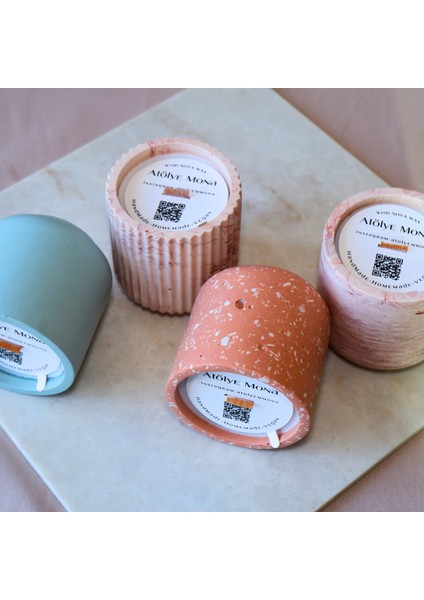 Çizgili Mumluk Soya Wax indirimleri