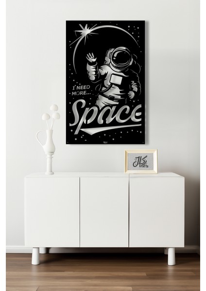 Space Duvar Dekorasyonu Metal Tablo