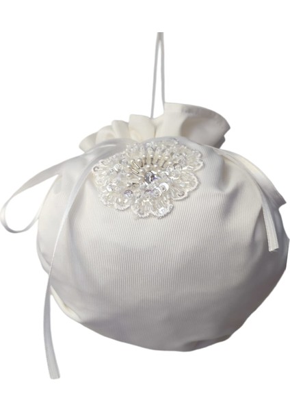 Moda Nur,takı Kesesi,gelin Takı Kesesi,kırık Beyaz Gelin Çantası,düğün,nişan,doğum Günü,çanta fırsatları
