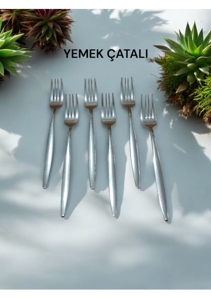 12Lİ Oscar Çelik Yemek Çatalı