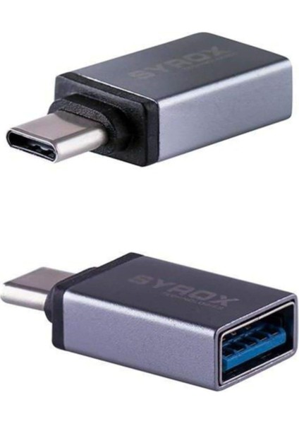 Byars-Type C USB 3.1 To USB 3.0 Dönüştürücü Otg Çevirici Adaptör Metal Macbook, iPad Air 2020, iPad Pro, Surface Pro, Xps ve Daha Fazlası ile Uyumlu- USB To USB C Adapter, Up 5gbps