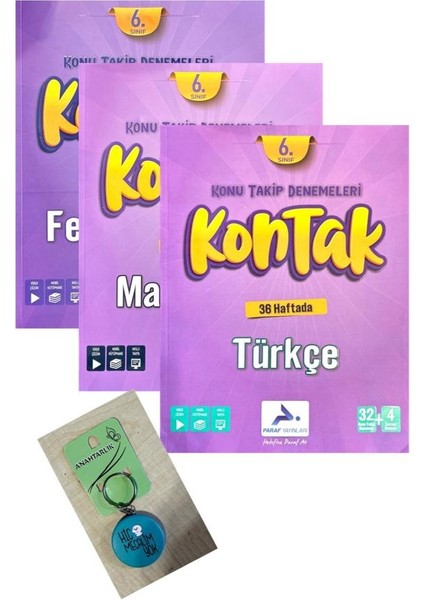 6. Sınıf Kontak Serisi 3'lü Haftalık Deneme