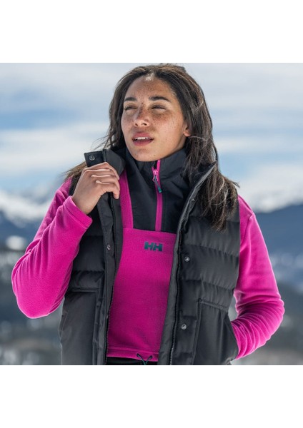 W Daybreaker Cropped Polar HHA.49561 Kadın Pembe Polar (Baştan Geçme) modelleri