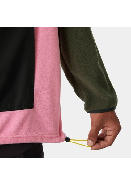 Play 1/2 Zıp Polar HHA.54086 Unisex Yeşil - Pembe Polar (Baştan Geçme) indirimleri