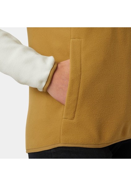 W Daybreaker Snap Polar HHA.49535 Kadın Kahverengi Polar (Baştan Geçme) modelleri