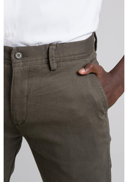 Kanvas Kışlık Kumaş Pamuklu Likralı Slimfit Pantolon fırsatları