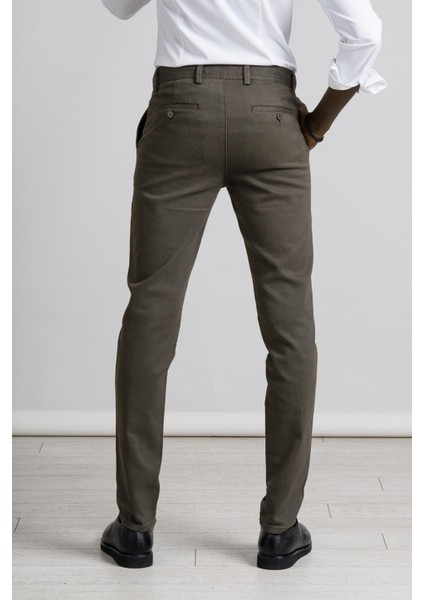 Kanvas Kışlık Kumaş Pamuklu Likralı Slimfit Pantolon indirimleri