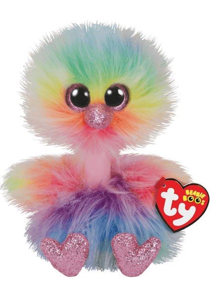 ByArs-36281 Beanie Boos 15 cm Pelüş Hayvan, Çok Renkli -ByArs