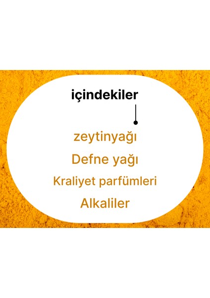 Doğal Zerdeçal Sabunu 160 Gr Kepek Ve Diğer Saç Derisi Sorunlarına