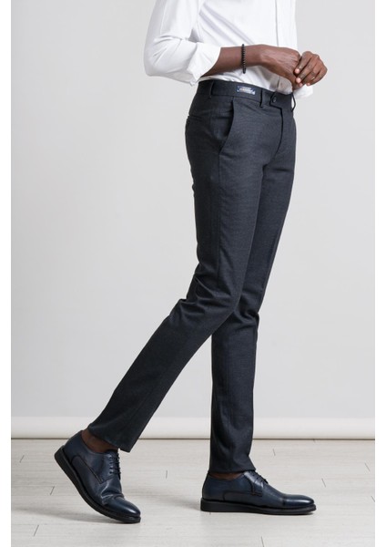 Armürlü Slimfit Kışlık Kumaş Pantolon modelleri