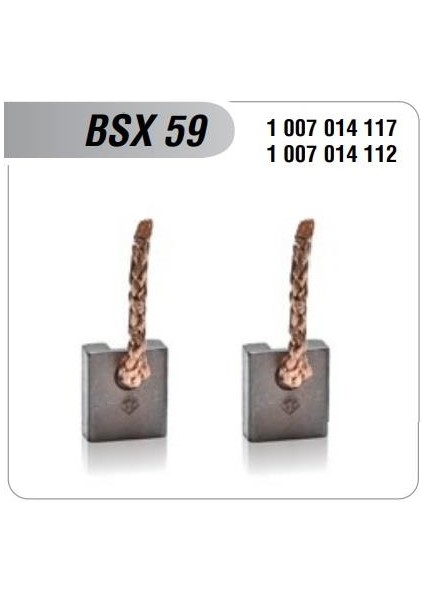 12V MARŞ KÖMÜRÜ BOSCH TİPİ EM BSX-59 (2 AD) FORD-MERCEDES-OPEL