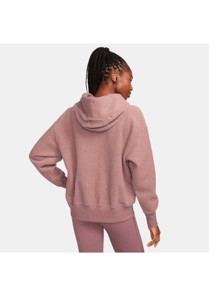 Phoenix Plush Os Womens Brown Hoodie Kadın Kahverengi Polar Sweatshirt FN3625 fiyatları