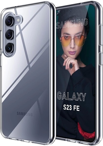 Samsung Galaxy S24 Fe Şeffaf Kamera Korumalı Süper Silikon Kılıf