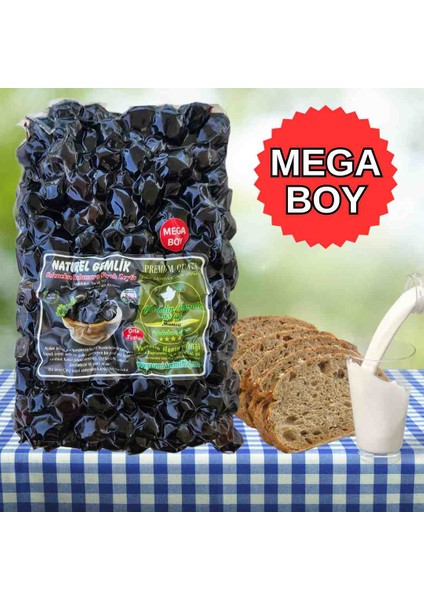 Siyah Zeytin Mega Boy 1 kg