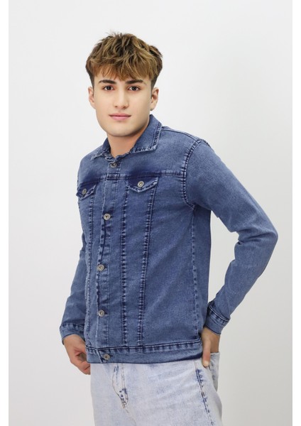 Erkek Çocuk Kot Denim Likralı 4-17 Yaş Kot Ceket fiyatları