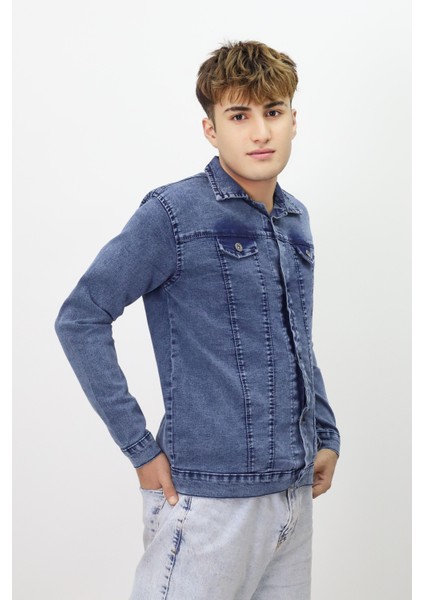 Erkek Çocuk Kot Denim Likralı 4-17 Yaş Kot Ceket modelleri