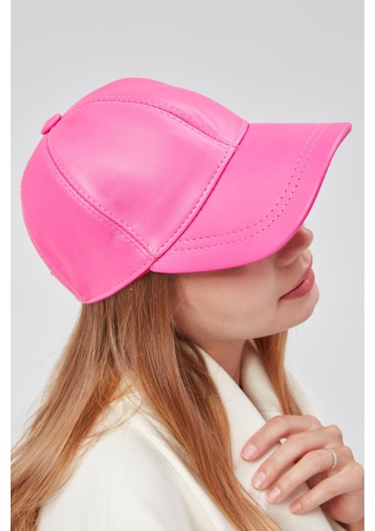 %100 Orjinal Deri Kışlık Unisex Beyzbol Şapka