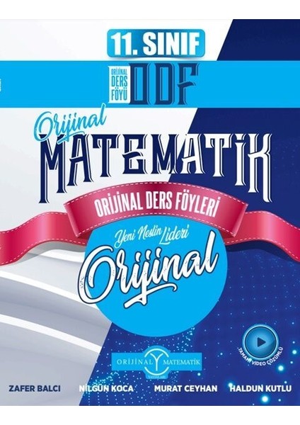 Orijinal Yayınları 11. Sınıf Matematik Odf Orijinal Ders Föyleri