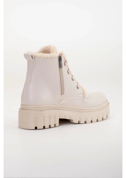 Kadın Içi Kürklü Bej Fermuarlı Bot fırsatları