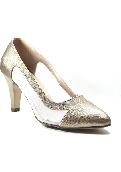 Sm-01 Dore Tüllü Kadın Topuklu Stiletto Ayakkabı fiyatları