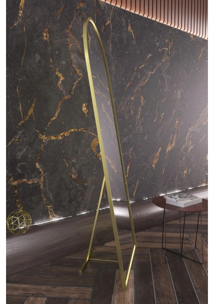 Gold Metal Çerçeveli 180X70 cm Ayaklı Boy Aynası Pintrest Ayna Influancer Ayna Butik Aynası fiyatları