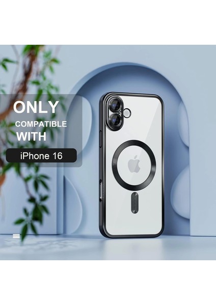 Apple Iphone 16 Kılıf Şeffaf Renkli Kamera Koruma Magsafe Şarj Kapak Demre modelleri