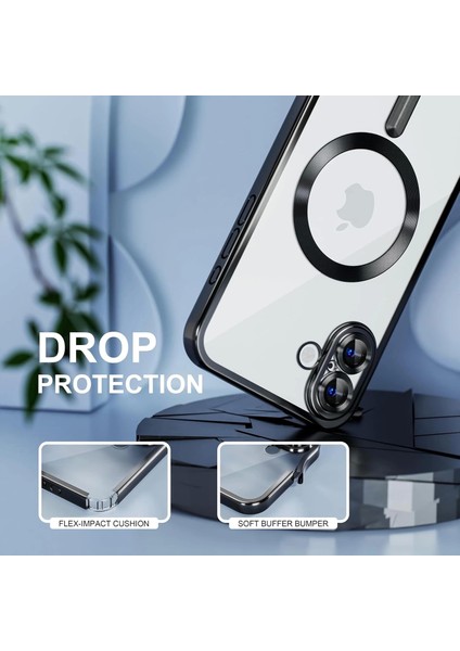 Apple Iphone 16 Kılıf Şeffaf Renkli Kamera Koruma Magsafe Şarj Kapak Demre fırsatları