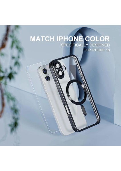 Apple Iphone 16 Kılıf Şeffaf Renkli Kamera Koruma Magsafe Şarj Kapak Demre indirimleri