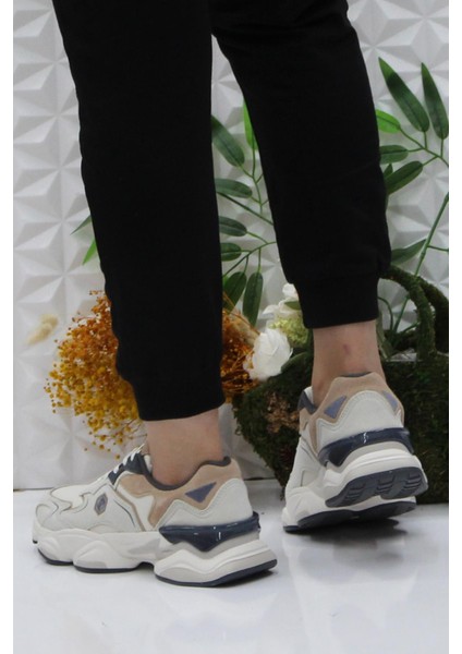 Madax Wmn Pu Bej Sneaker Kadın Ayakkabı