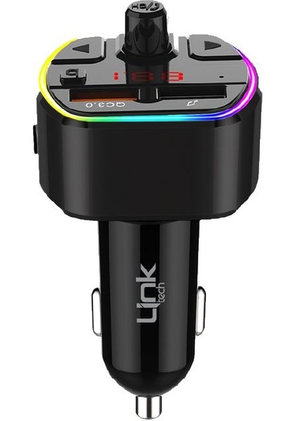 Linktech GP14 38W Pd + Qc3.0 LED Ekranlı Fm Transmitter