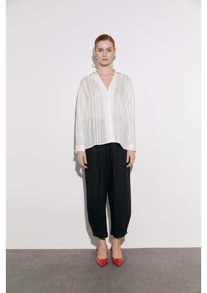 Kadın Owersize Gömlek Beyaz fiyatları