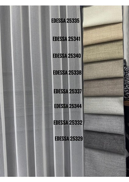 Simli Jakar Fon Perde Edessa Desen Ultra Yumuşak Kumaş Yapısı fiyatları