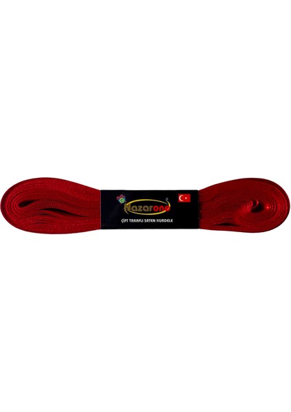 Kırmızı Saten Kurdele 1 cm - 10 Metre